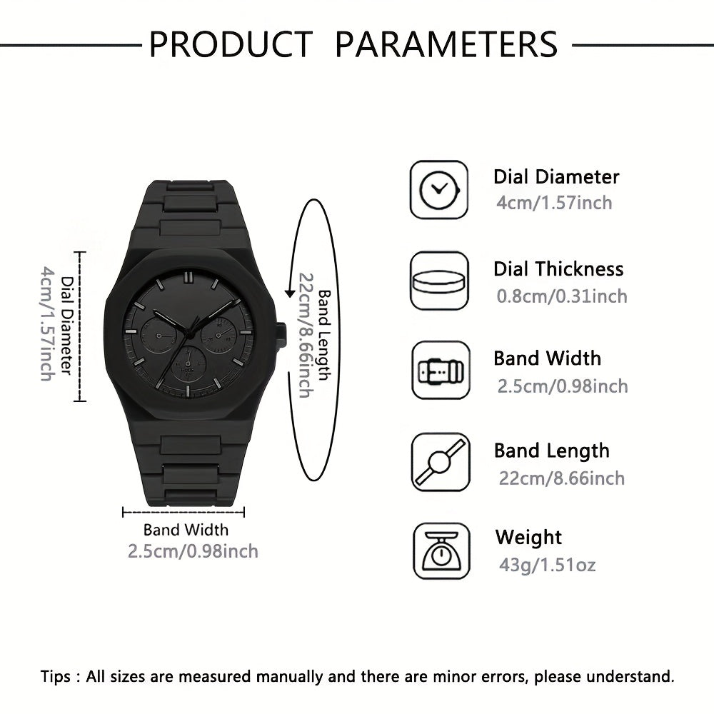 Nova Stealth Edition: The Arabic Dial Minimalist Icon. "Essential for everyday outfits"